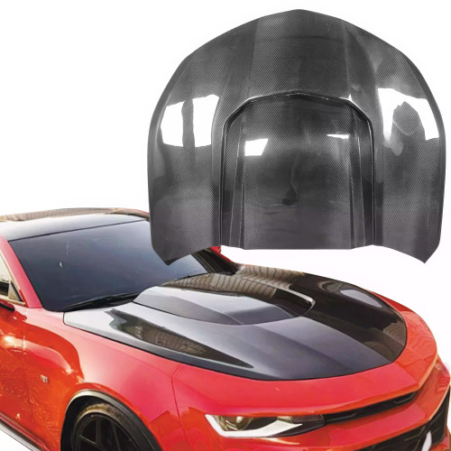 ModeloDrive Carbon Fiber ZL1 Style Hood > Chevrolet Camaro 2016-2021 - image 1