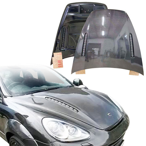 ModeloDrive Carbon Fiber LUMM Hood > Porsche Cayenne (958) 2011-2014 - image 1