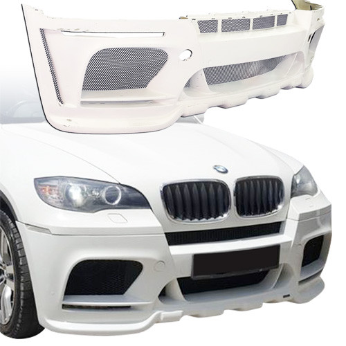 ModeloDrive FRP HAMA (OER Width) Front Bumper > BMW X6 E71 2008-2014 - image 1