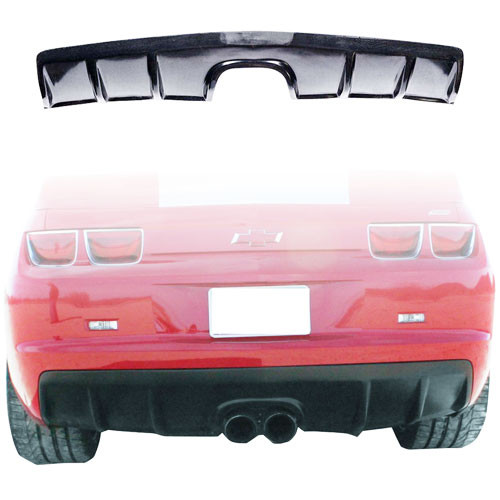 KBD Urethane Zin Style 1pc Center Exhaust Rear Diffuser > Chevrolet Camaro 2010-2013 - image 1