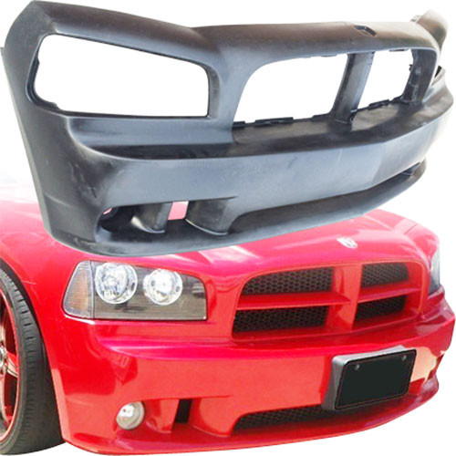 KBD Urethane SRT Look Style 1pc Front Bumper > Dodge Charger 2006-2010 - image 1