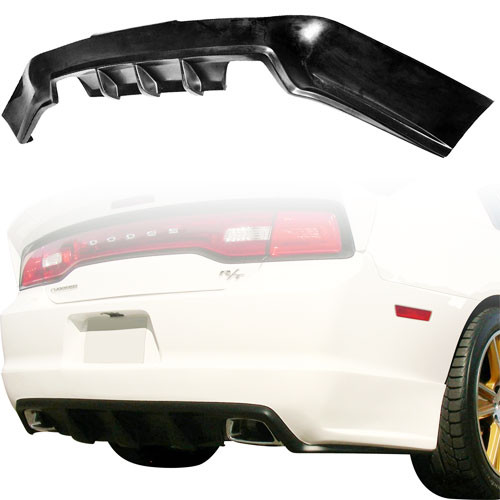 KBD Urethane Premier Style 1pc Rear Lip > Dodge Charger 2011-2013 - image 1