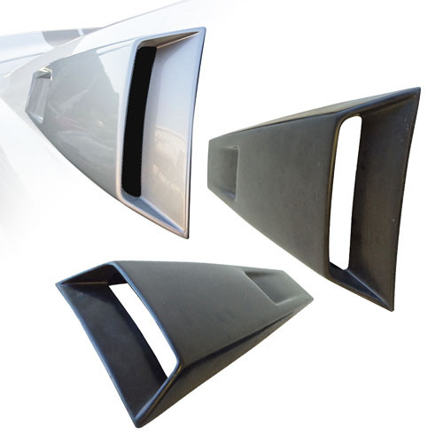 KBD Urethane K Spec Style 2pc Window Scoops > Ford Mustang 2005-2014