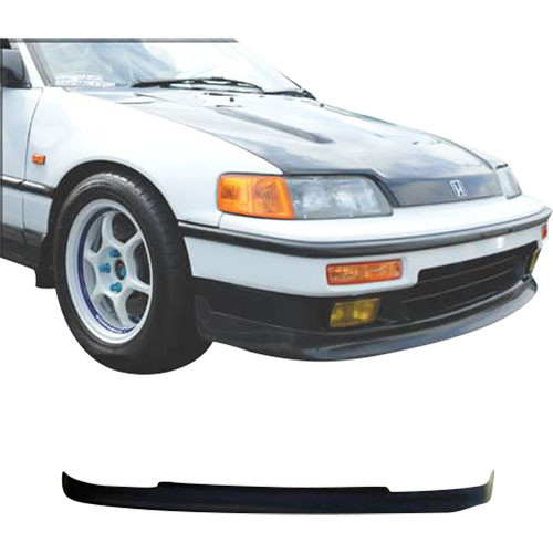 KBD Urethane Sir Spec Style 1pc Front Lip > Honda CRX 1988-1991