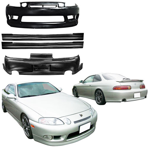 KBD Urethane Aero Craft Style 4pc Full Body Kit w Deleted Bars > Lexus SC 1992-2000 - image 1