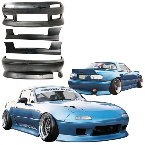 KBD Urethane Deauce Body Kit 4pc > Mazda Miata 1990-1997