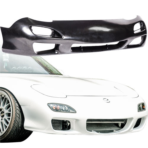 KBD Urethane F Spec Style 1pc Front Bumper > Mazda RX7 1993-1997 - image 1