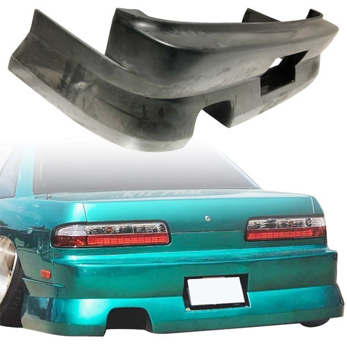 KBD Urethane BSport2 Style 1pc Rear Bumper > Nissan 240SX 1989-1994 > 2dr Coupe - image 1