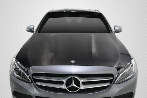 2015-2021 Mercedes C Class W205 Carbon Creations DriTech C63 Look Hood - 1 Piece - image 1