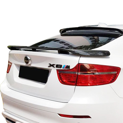 ModeloDrive Carbon Fiber HAMA Trunk Wing > BMW X6 E71 2008-2014 - image 1