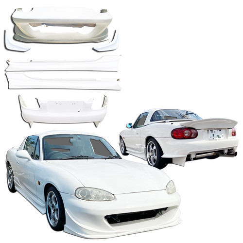 ModeloDrive FRP GVAR Body Kit 7pc > Mazda Miata NB2 2001-2005 - image 1