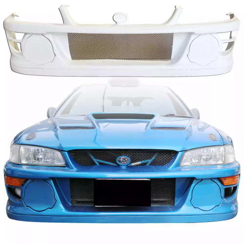 ModeloDrive FRP LS WRC 98 Front Bumper w Caps 3pc > Subaru Impreza (GC8) 1993-2001 > 2/4dr - image 1