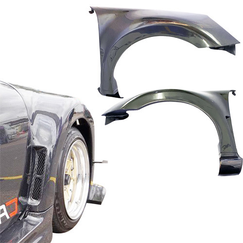 ModeloDrive Carbon Fiber APBR Wide Body Fenders (front) > Toyota MRS MR2 Spyder 2000-2005
