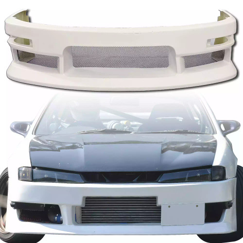 ModeloDrive FRP FKON Front Bumper > Nissan 240SX S14 (Kouki) 1997-1998 - image 1