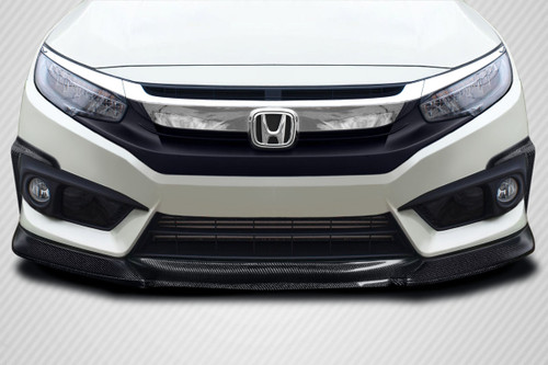2016-2018 Honda Civic 2DR 4DR Carbon Creations Yoka Front Lip Spoiler Air Dam 3 Pieces