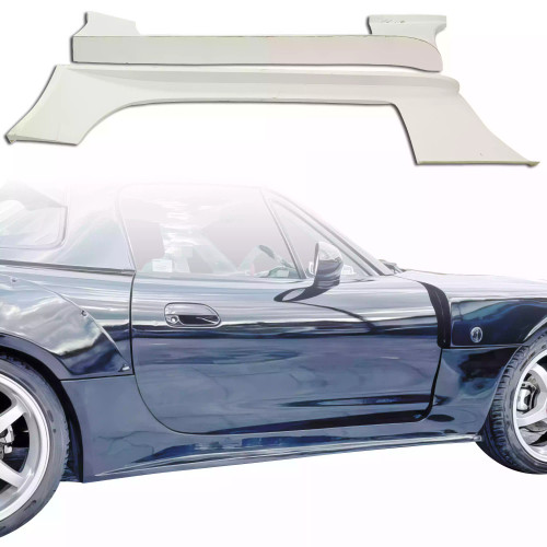 ModeloDrive FRP RAME Wide Body Side Skirts > Mazda Miata (NB) 1998-2005 - image 1