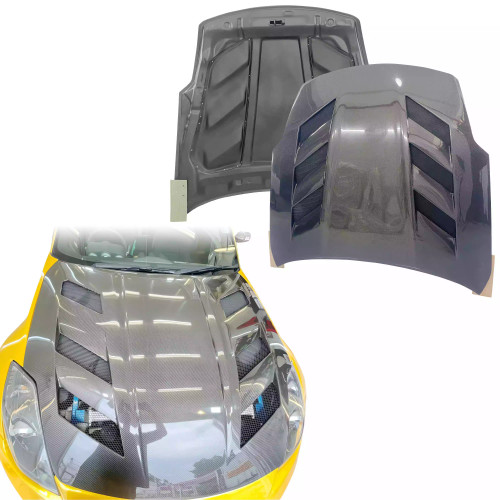 ModeloDrive Carbon Fiber AMU v1 Hood > Nissan 350Z Z33 2003-2006 - image 1