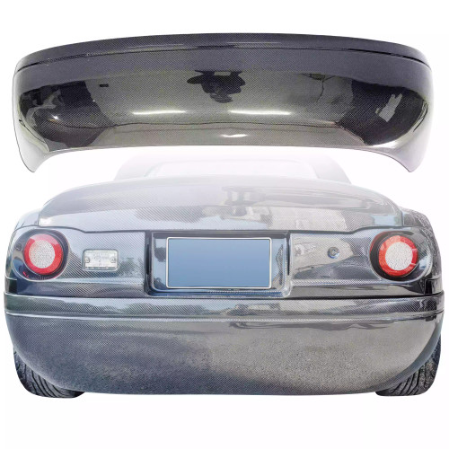 ModeloDrive Carbon Fiber STUB Rear Bumper > Mazda Miata (NA) 1990-1996 - image 1