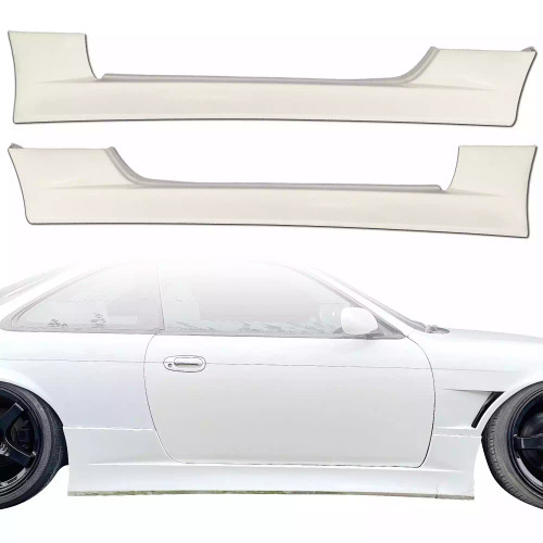 ModeloDrive FRP VERT Side Skirts > Nissan 240SX S14 1995-1998 - image 1