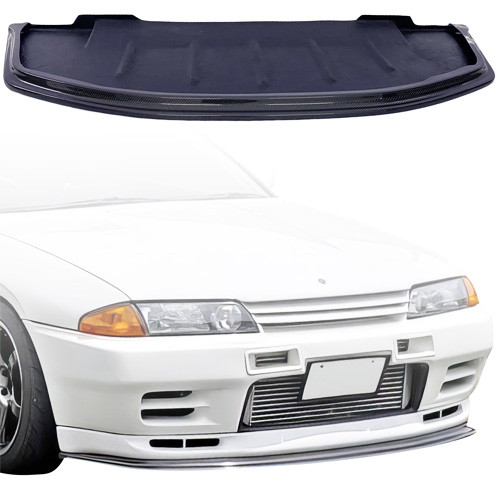 ModeloDrive Carbon Fiber ABFL Front Lip Valance > Nissan Skyline R32 GTR 1990-1994 > 2dr Coupe - image 1