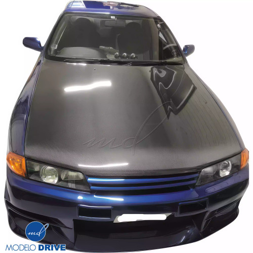 ModeloDrive Carbon Fiber OER GTR Hood > Nissan Skyline R32 GTR 1990-1994 > 2dr Coupe - image 1