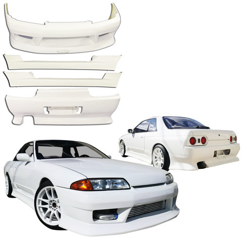 ModeloDrive FRP VERT Body Kit 4pc > Nissan Skyline R32 GTS 1990-1994 > 2dr Coupe