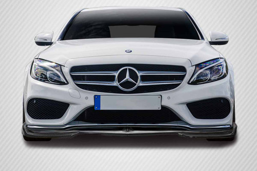 2015-2021 Mercedes C Class W205 Carbon Creations DriTech Fortune Front Lip - 1 Piece ( For AMG Bumper only) - image 1