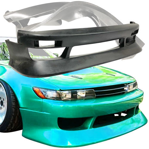 KBD Urethane BSport Style Front Bumper > Nissan Silvia S13 1989-1994 - image 1