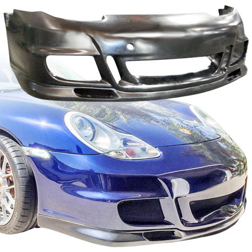KBD Urethane GT 3 Look Style 1pc Front Bumper & Lip > Porsche 996 1999-2001 - image 1