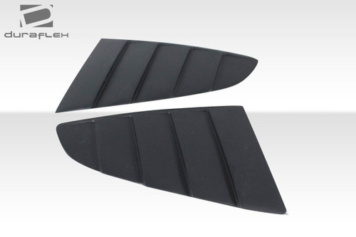 2015-2023 Ford Mustang Duraflex CVX Rear Window Scoops Louvers - 2 Piece (S) - image 1