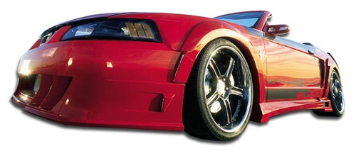 1999-2004 Ford Mustang Couture Urethane Demon Front Fender Flares 2 Piece