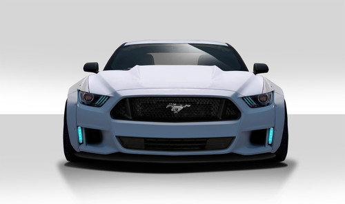 2015-2017 Ford Mustang Duraflex Grid Front Bumper Cover 1 Piece
