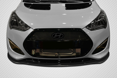 2012-2017 Hyundai Veloster Turbo Carbon Creations GT Racing Front Splitter 1 Piece