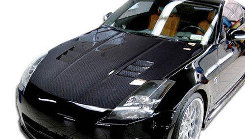 2003-2006 Nissan 350Z Z33 Carbon Creations Dritech JGTC Hood 1 Piece