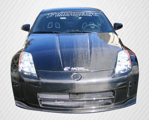 2003-2006 Nissan 350Z Z33 Carbon Creations OER Look Hood 1 Piece
