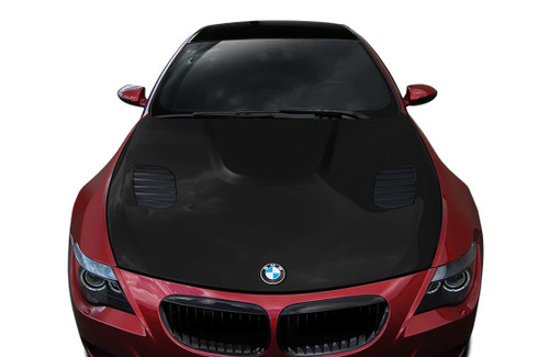 2004-2010 BMW 6 Series M6 E63 E64 Carbon AF-1 Hood ( CFP ) 1 Piece