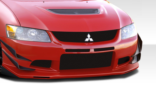 2003-2006 Mitsubishi Lancer Evolution 8 9 Duraflex VT-X V2 Front Bumper Cover 1 Piece
