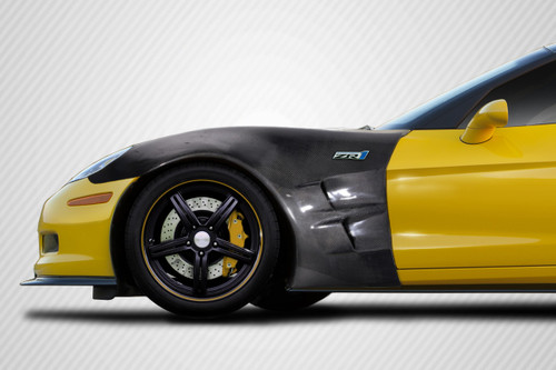 2005-2013 Chevrolet Corvette C6 Carbon Creations ZR1 Look Front Fenders 2 Piece