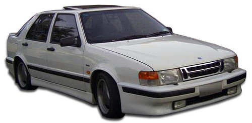 1986-1991 Saab 9000 5DR HB Duraflex Turbo Look Front Bumper Cover 1 Piece (S)