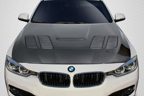 2012-2018 BMW 3 Series F30 / 2014-2020 4 Series F32 Carbon Creations GTR Hood 1 Piece