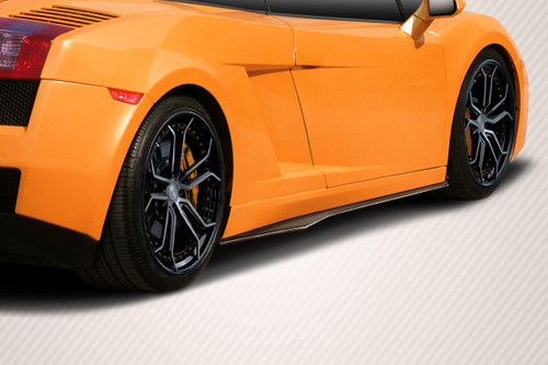 2004-2013 Lamborghini Gallardo Carbon Creations LP560 LP570 Look Side Skirts Rocker Panels 2 Piece