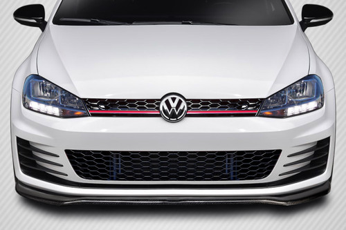 2015-2017 Volkswagen Golf GTI Carbon Creations Max Front Lip Under Spoiler 1 Piece