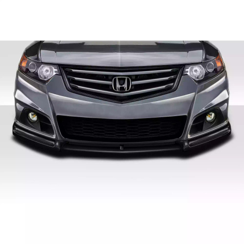 2009-2014 Acura TSX Duraflex HFP V3 Look Front Lip Under Spoiler Air Dam - 3 Piece ( fits modulo bumper only ) - image 1