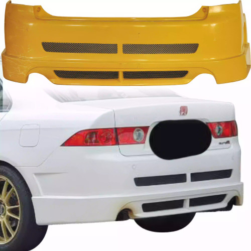 ModeloDrive FRP BC2 Rear Bumper > Acura TSX CL9 2004-2008 - image 1