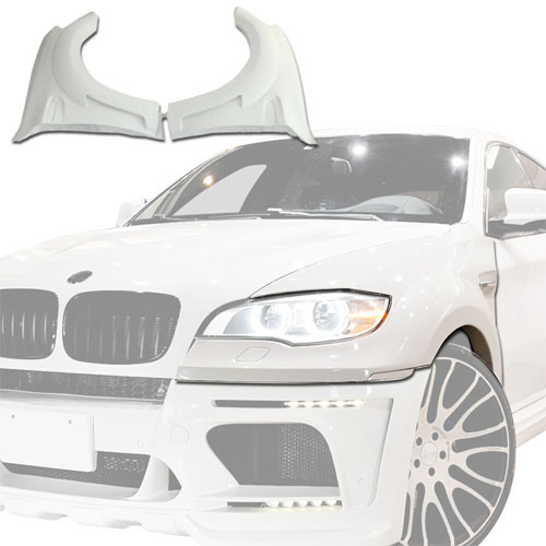 ModeloDrive FRP LUMM Wide Body Fender Flares (front) 2pc > BMW X6 2008-2014 > 5dr - image 1