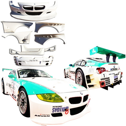 ModeloDrive FRP GTR Wide Body Kit 8pc > BMW Z4 M E86 2006-2008 > 3dr Coupe - image 1