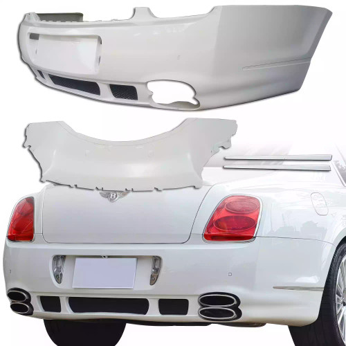 ModeloDrive FRP MANS Rear Bumper > Bentley Continental Flying Spur 2006-2012 > Sedan - image 1