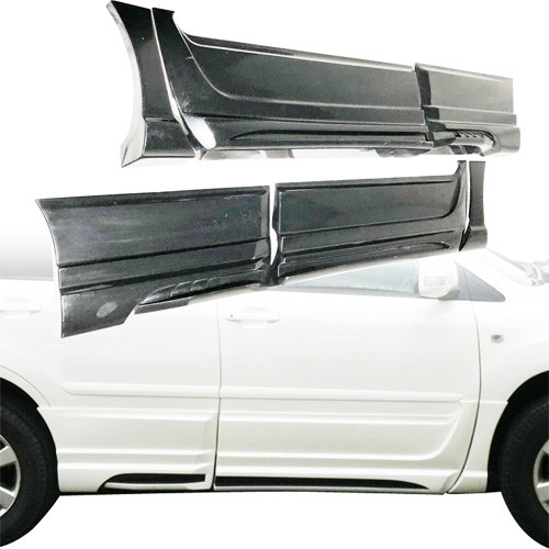 ModeloDrive FRP WAL BISO Side Skirts & Door Caps 6pc > Lexus RX-Series RX350 RX450 2010-2013