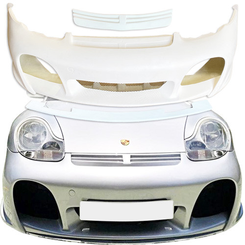 ModeloDrive FRP TART GT Front Bumper 3pc > Porsche 911 (996) 1999-2001 - image 1