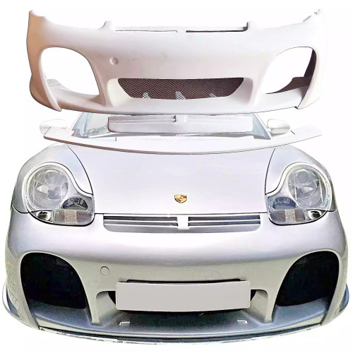 ModeloDrive FRP TART GT Front Bumper 3pc > Porsche Boxster 986 1997-2004 - image 1